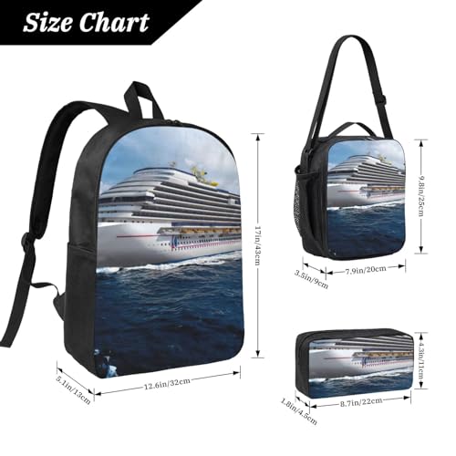 Sac à dos bateau de croisière résistant avec compartiment déjeuner isolé