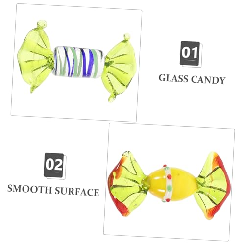 Adornos de dulces de vidrio de gran valor de colección y formas creativas 6