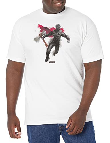 Marvel Peinture Thor T-Shirt Homme en coton imprimé super-héros