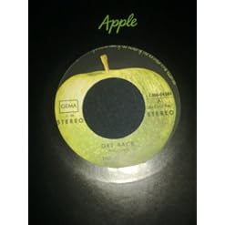 get back 45 rpm single - Les Beatles, Paul McCartney, John Lennon, RIngo Starr, George Harrison