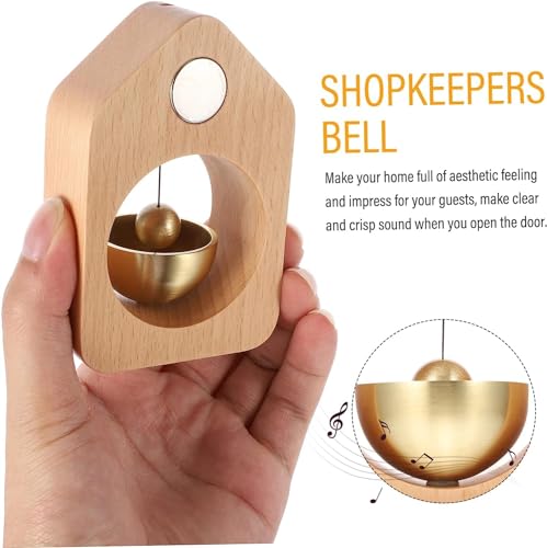 Image of White Angel House Warming Gifts Aesthetic Home Decor Door Bell Without Wire Wind Chime House Decoration Items for Living Room Gift Items (House Shape Aesthetic japanes Door Bell)