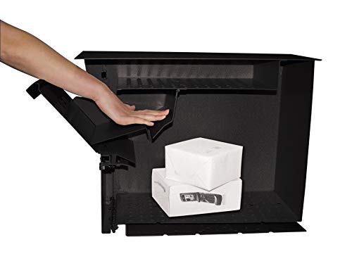 Image of Mail Boss 7206 Package Master Curbside Locking Security Mailbox | Black,Medium