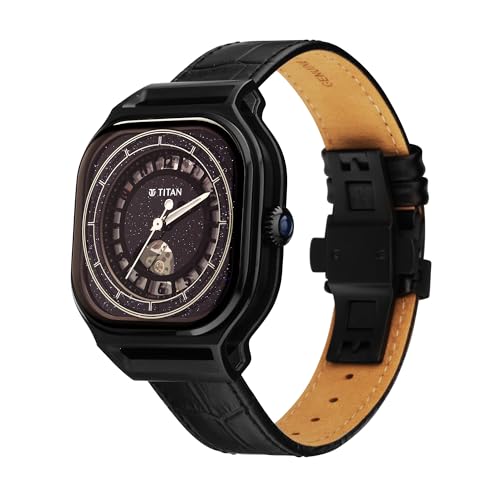 Titan Regalia Stellar Automatic Aventurine Dial Leather Strap Black - Image 5