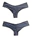 2017 NEW Womens Swimwear Sexy Sweet Heart Brazilian Bikini Bottom Hipster Swimsuit Beachwear Swimwear, Black, Medium