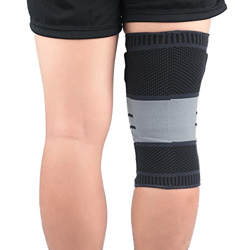 KKmoon 2 peças homens mulheres joelheiras joelheiras de compressão de apoio articular corrida caminh