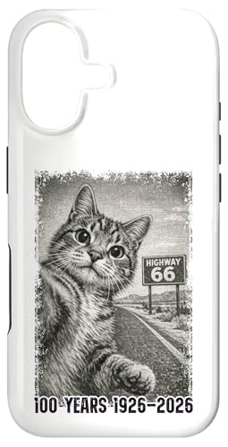 Highway 66 �Z���e�j�A�� 1926-2026 100�N �ʔ��� �L ���B�� �X�}�z�P�[�X iPhone 17 �p