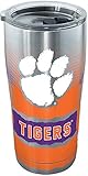 Tervis Made in USA Double Walled Clemson University Tigers Insulated Tumbler Cup Keeps Drinks Cold &...