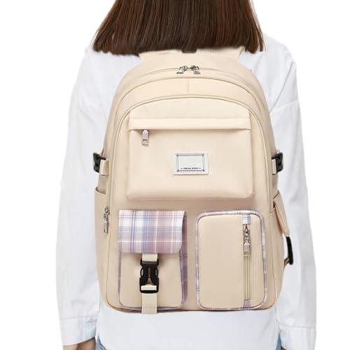 Sac d'école noir rose gris violet pour ordinateur et fournitures scolaires au lycée