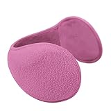 Gelante Unisex Classic Fleece Earmuffs for Cold Weather. Ear Warmer Behind the Head. 5039C-LT Pink