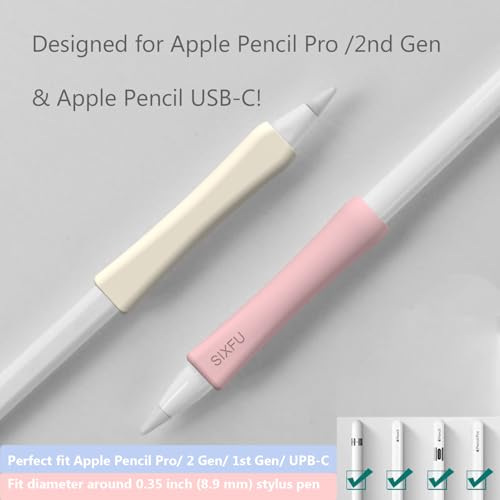 Evita resbalones con el agarre de silicona para Apple Pencil USB-C y Pro 2