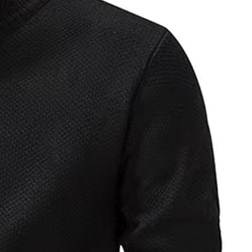 Pull en tricot pour homme ajusté et zippé avec poches avant - 2