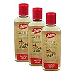 Jaloma Oil 3, Natural Skin and Hair Moisturer with Olive, Almond and Castor Oils, All Skin and Hair Types, 3-Pack of 4 FL Oz Bottles