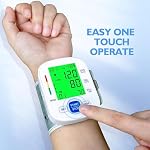 Blood Pressure Monitor for Home Use, Wrist Accurate Automatic Blood Pressure Machine with 2x99 Memory and 5.3"-7.67" Adjustable Wrist Cuff