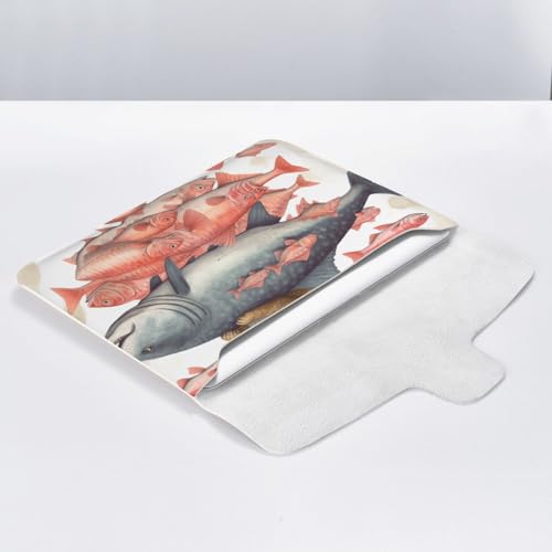 Housse ordinateur portable 13 pouces portable étui cuir fin antichoc design chat