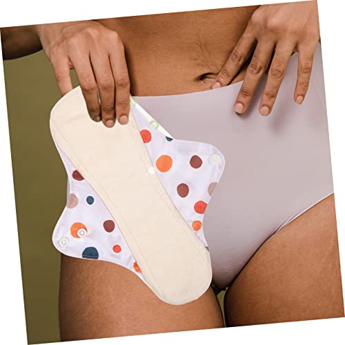 Healvian 4Pcs Sanitary Towel Woman Sanitary Napkin Girls Sanitary Napkin Sanitary Pad Pads Menstrual Pad Bamboo Charcoal Washable Fiber Household Sanitary Pads Portable Menstrual Pads #TOP7