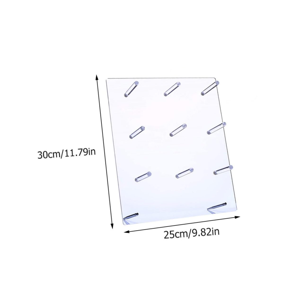 Zerodeko Porta Donas de Acrílico Transparente para Bodas y Fiestas, 1 Pieza
