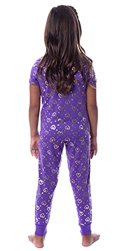 INTIMO Polly Pocket Girls' Animated Series Heart Shirt Pants Jogger Pajama Set2