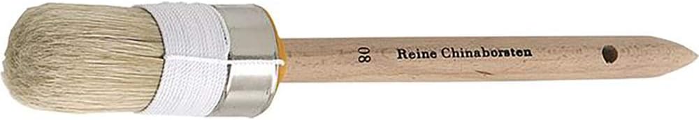 Painter's ring brush size 2 bristles 70 mm bright China bristles raw wooden handle