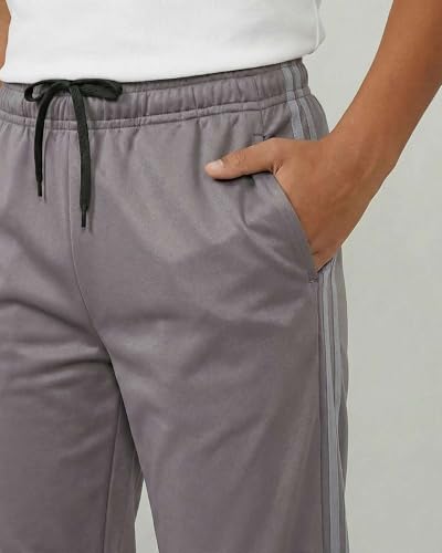 Image of Real Essentials 3 Pack: Boys' Athletic Jogger Sweatpants - Kids Teens Youth Active Sports Pants with Pockets (Sizes 5-18)