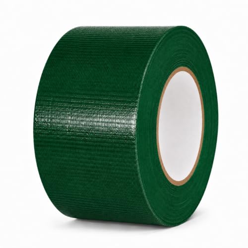 Image of GGR Supplies CDT-36 Industrial Grade Cloth Duct Tape, Dark Green 2.5 Inch x 60 Yards, Waterproof UV Resistant Heavy Duty, Clean Removal with No Sticky Residue for Repairs, Packaging, and Bundling