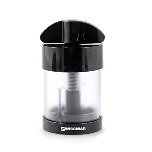 Swissmar Nutmeg Mill, Clear/Black