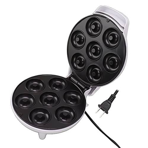 El Mejor Listado de Máquinas para hacer donuts favoritos de las personas. 44 Mini Donut Maker, máquina Antiadherente de 1200W para Hacer Donuts, Hace 7 Donuts, Cocina Segura, Fabricante de rosquillas con luz indicadora para el Desayuno, Aperitivo (EE. UU....