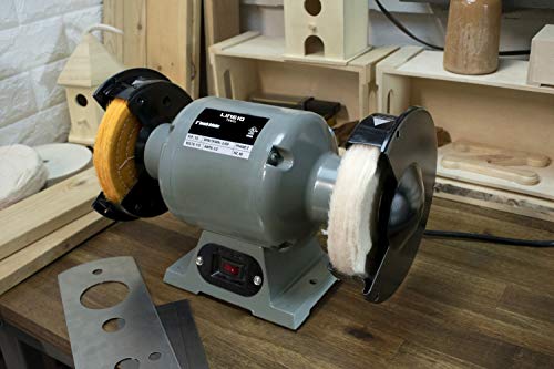 6 Inch Buffing Wheel Kit For Bench Grinder And Drill With 3 Step Hard Metal Polishing Compound #TOP6