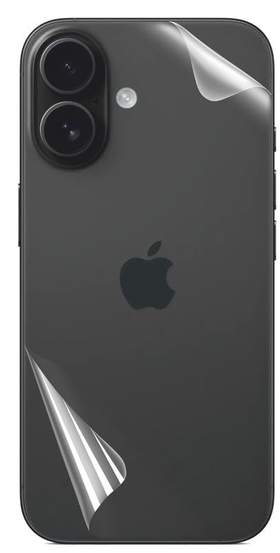 Glaxx Matte Finish Back Screen Guard for iPhone 16 [Not Glass] Self Healing Unbreakable Flexible Film with Easy installation Kit - Transparent (B0DGPK8LSX) Amazon Price History, Amazon Price Tracker