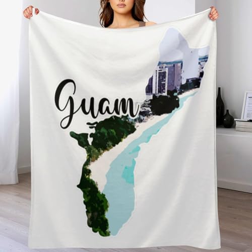Couverture polaire Guam Bedding monuments célèbre cadeau enfant bébé