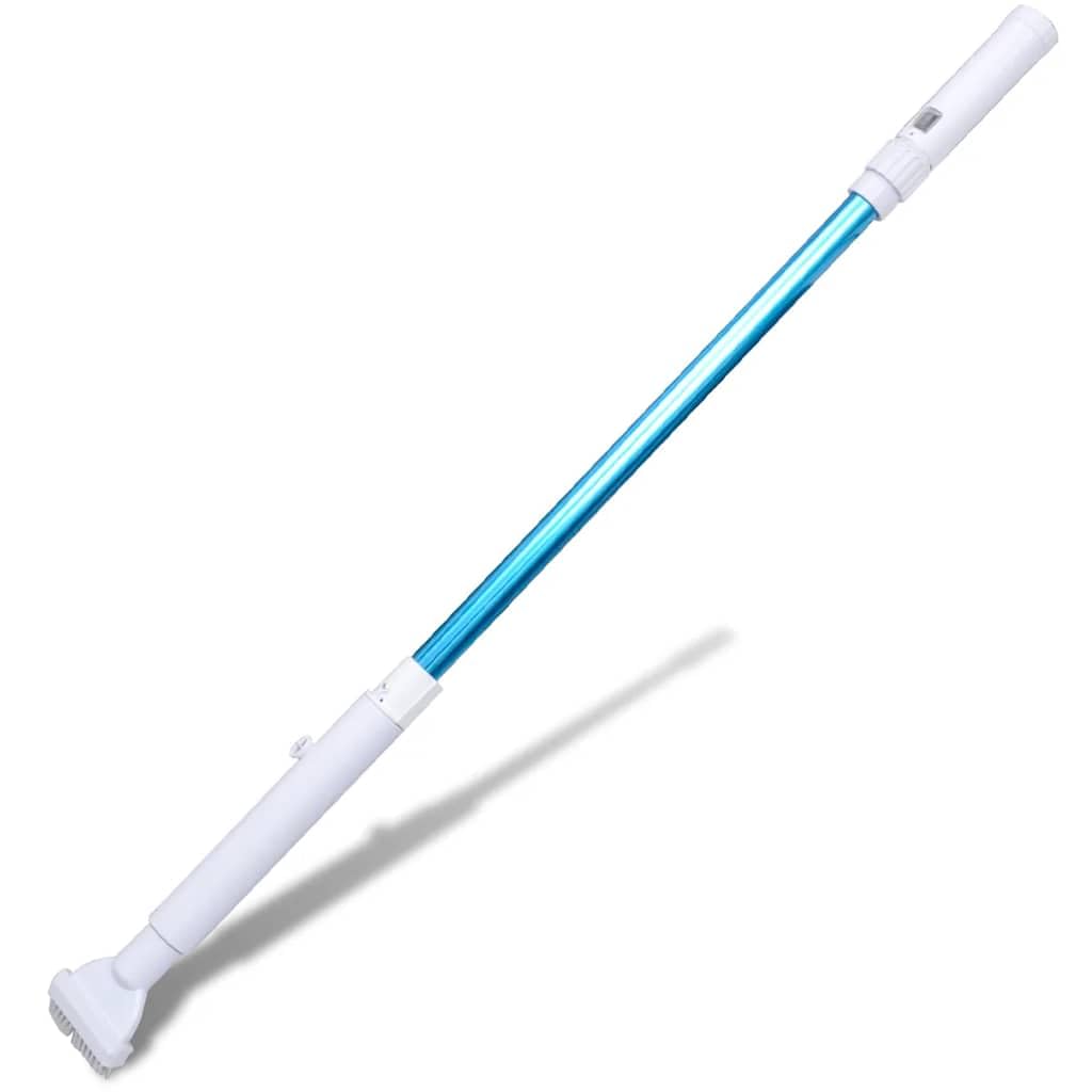Mangloder Aspirateur Automatique de Piscine avec Batterie, Manche réglable, Brosse Amovible, Filtre en Maille, idéal pour Nettoyage Fond, paroi, Spa, Bassin Hors Sol et enterré