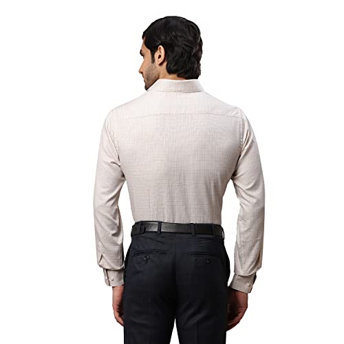 Image of Raymond Men's Cotton Checkered Slim Fit Shirt