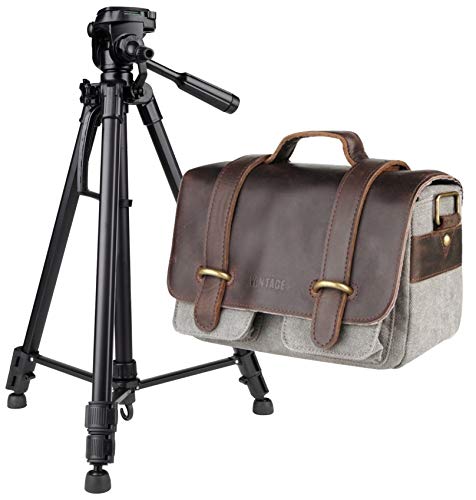 Vantage Greenwich S - Funda de Piel de búfalo para cámara de Fotos, diseño Retro