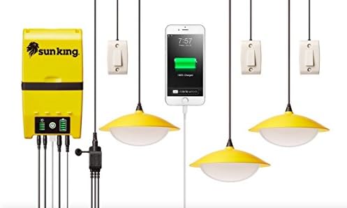 Greenlight Planet Home 120 Solar Lighting System Plus USB Charger