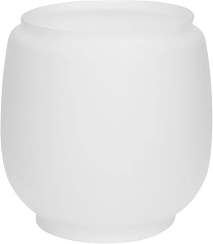 Miniatura 1 de Uonlytech Pantalla de lámpara de chimenea de vidrio con adornos rústicos, pantalla retro esmerilada de vidrio esmerilado, pantalla de lámpara de