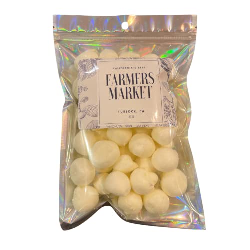Farmers Market Freeze Dried Egg Nog Taffy - Crunchy Mouthwatering Freeze Dried Candy - Shareable Size Egg Nog Taffy, Birthdays, Holidays, Parties #TOP24