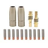 NEIQIUWING 14 Stück 15AK Schweißbeschichtungs-Schutzdüsen, Düsenspitzen für luftlose Schweißgeräte, Schweißausrüstung