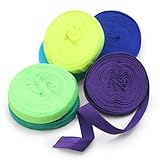 Jamsinmu Flat Elastic Wide Bands Stretch Band Sewing Elastic Sewing Crafts 32 Yard Shiny Color 15mm - Image 8