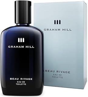 Beau Rivage Men's Eau de Toilette – Authentic Mediterranean Fragrance with Musk, Citrus, and Floral Notes, Vegan Perfume for Men (100ml)
