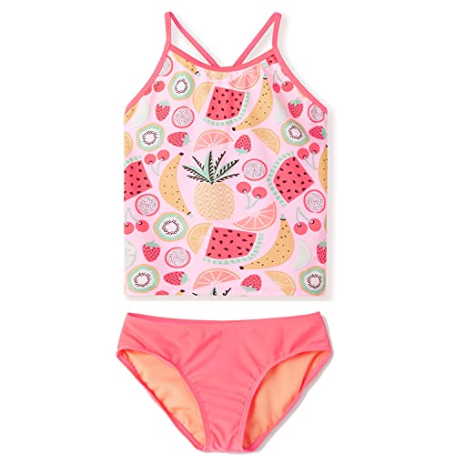 Jimmy Baha·mas Girls Swimsuits 2-PC Tankini Swimwear Halter Top with Bottoms Bathing Suit