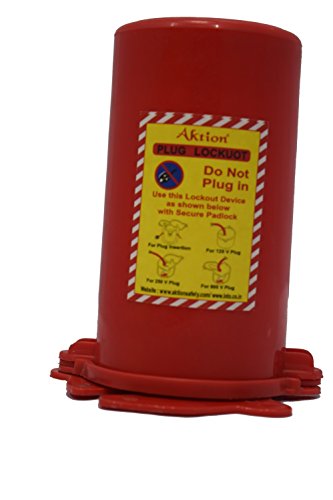 Image of Plastic Universal Multi Device Lockout Ak-Uel-91A, 3.4 X 6 inch, Pack Of 1, Red