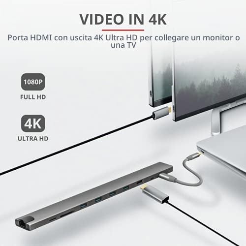 Trust Dalyx Dock multiporta USB-C 10-in-1 — immagine 3 di 11