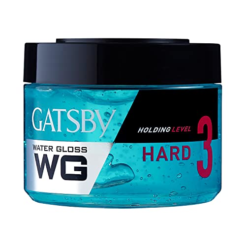 Gatsby Leather Water Gloss Hard, Blue, 300g