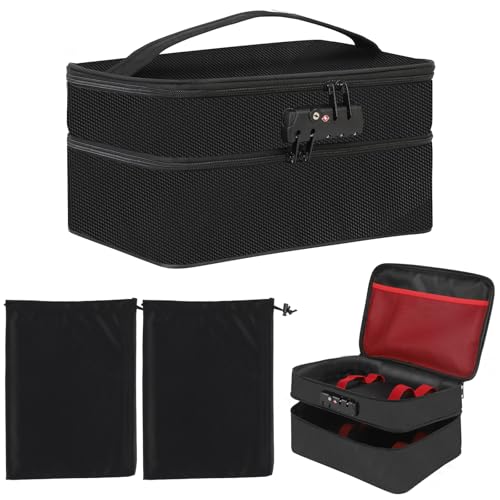 JINXOLET Discreet Lockable Storage Toy Bag Box Organizer Container