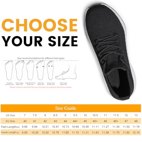 Image of Mens Slip on Walking Shoes Comfort Sock Shoes Non Slip Mesh Casual Running Sneakers