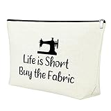 Sewing Gifts for Women Makeup Bag Gifts for Seamstress Female Birthday Gifts for Sewing Lovers Thank You Gifts Quilting Gifts for Quilting Lovers Christmas Birthday Gift for Mom Grandma Aunt