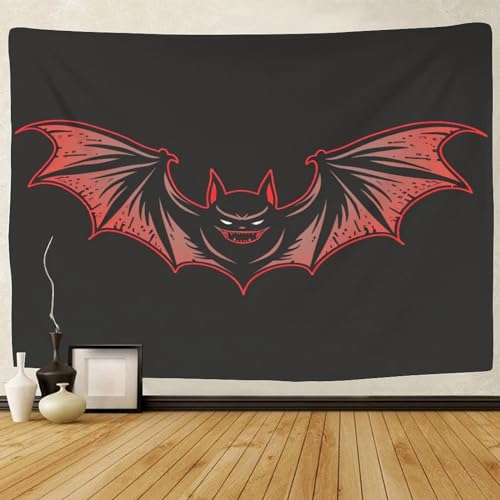 Chauve-souris 3D tapisserie murale pour habiller un grand mur nu - 2