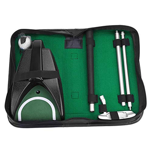 Conjunto de taco de golfe, kit de ferramentas de auxílio ao treinamento de golfe com bolsa de armaze