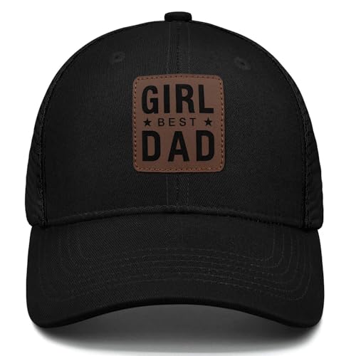 Image of Worlds Best Dad Ever Trucker Hat Fathers Day Birthday Gifts for Father Dad Papa Daddy from Daughter Son Baseball Cap