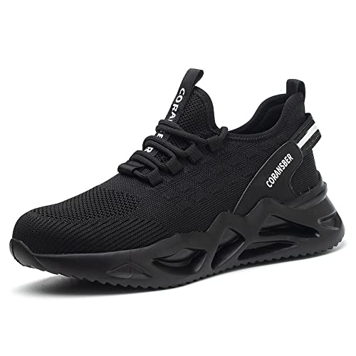 Image of Steel Toe Safety Shoes for Men Women Work Sneakers Breathable Lightweight Industrial & Construction Shoe
