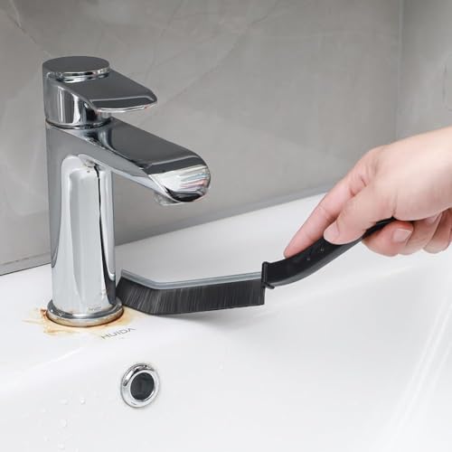Image of KBS Bottle Cleaning Brush Silicone Long Handle for Water Bottle Containers Vase and Glass Sports Bottle Cleaner for Home and Kitchen Accessories Item (2BOTTLEBRS+2GAPBRS+1SILICONTOILETBRUSH)